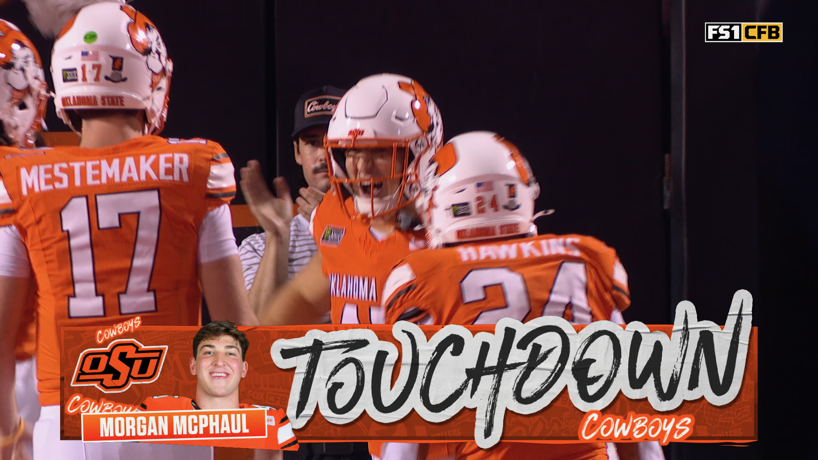 Drew Mestemaker found Enai White for a 3-yard TD, giving Oklahoma State a lead over Colorado