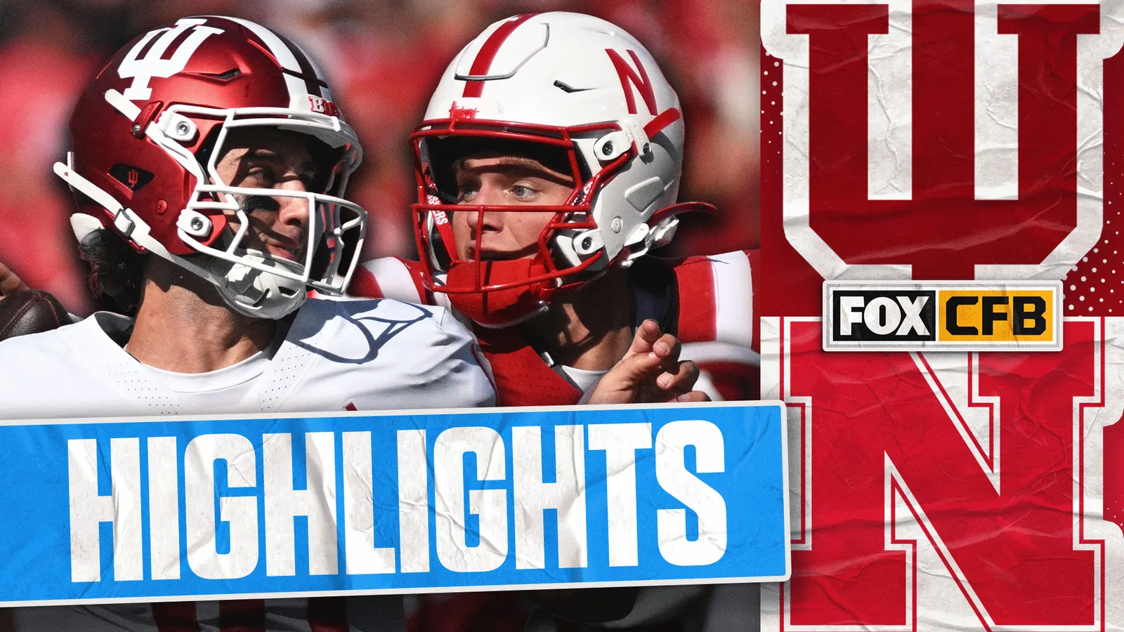 No. 7 Indiana Hoosiers vs Nebraska Cornhuskers Highlights 🏈 